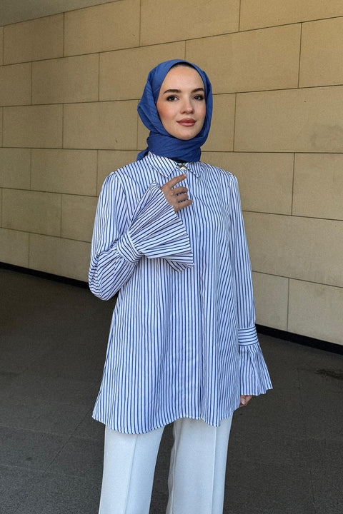 Mavi Kalın Çizgi