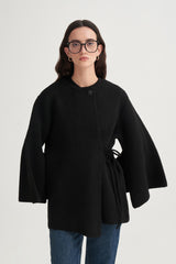 Bağcık Detayı Triko Hırka