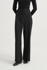 Polyviscose Wide-Leg Trousers