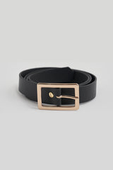 Kare Gold Tokalı Deri Kemer