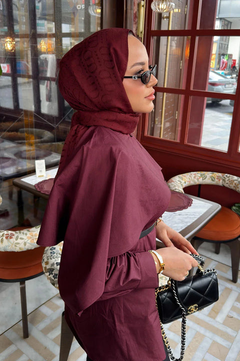 Betül Duman'ın Tercihi Premium Pelerinli Gömlek