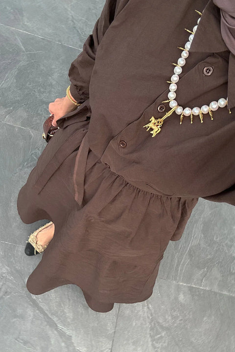 Tuğba Kalyon'un Tercihi Kat Kat Elbise